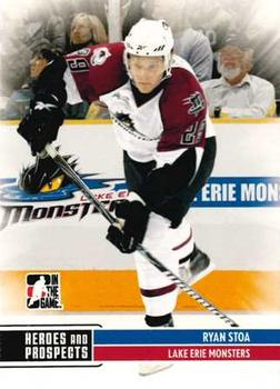 2009-10 In The Game Heroes and Prospects #163 Ryan Stoa Front