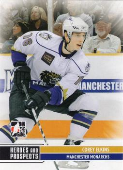 2009-10 In The Game Heroes and Prospects #167 Corey Elkins Front