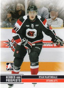 2009-10 In The Game Heroes and Prospects #170 Ryan Martindale Front