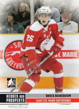 2009-10 In The Game Heroes and Prospects #175 Brock Beukeboom Front