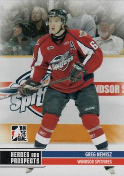 2009-10 In The Game Heroes and Prospects #180 Greg Nemisz Front