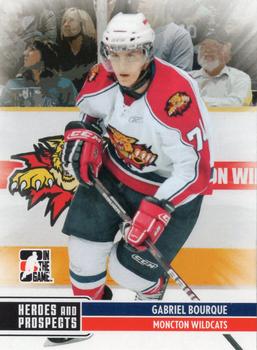 2009-10 In The Game Heroes and Prospects #182 Gabriel Bourque Front