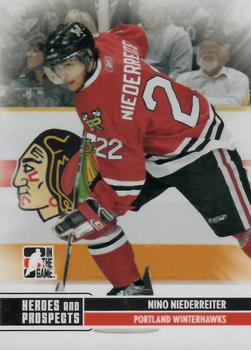 2009-10 In The Game Heroes and Prospects #190 Nino Niederreiter Front