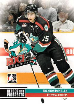 2009-10 In The Game Heroes and Prospects #135 Brandon McMillan Front