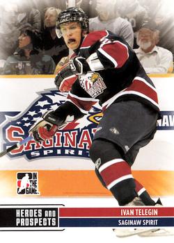 2009-10 In The Game Heroes and Prospects #145 Ivan Telegin Front
