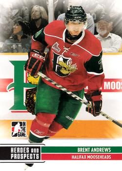 2009-10 In The Game Heroes and Prospects #147 Brent Andrews Front