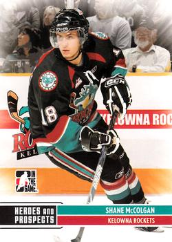 2009-10 In The Game Heroes and Prospects #150 Shane McColgan Front