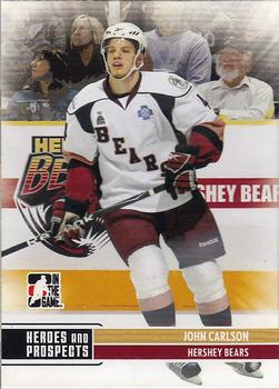 2009-10 In The Game Heroes and Prospects #155 John Carlson Front