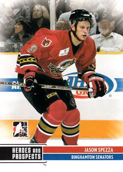 2009-10 In The Game Heroes and Prospects #17 Jason Spezza Front