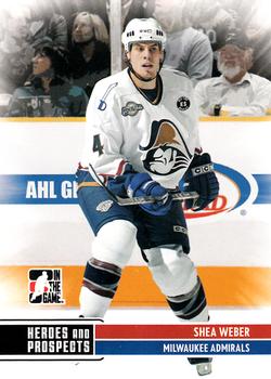 2009-10 In The Game Heroes and Prospects #23 Shea Weber Front