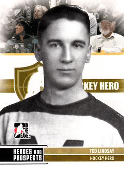 2009-10 In The Game Heroes and Prospects #2 Ted Lindsay Front