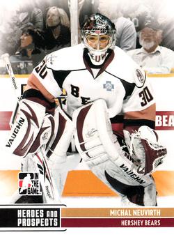 2009-10 In The Game Heroes and Prospects #31 Michal Neuvirth Front