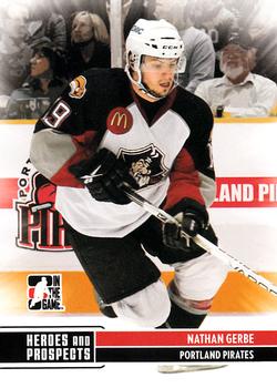2009-10 In The Game Heroes and Prospects #35 Nathan Gerbe Front