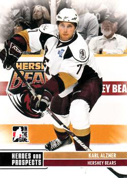 2009-10 In The Game Heroes and Prospects #36 Karl Alzner Front