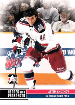 2009-10 In The Game Heroes and Prospects #37 Artem Anisimov Front
