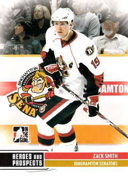 2009-10 In The Game Heroes and Prospects #44 Zack Smith Front