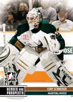 2009-10 In The Game Heroes and Prospects #46 Cory Schneider Front