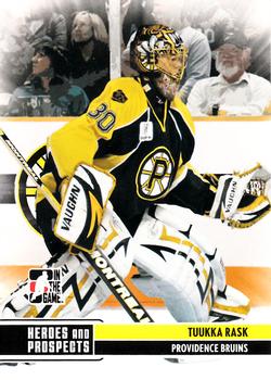 2009-10 In The Game Heroes and Prospects #49 Tuukka Rask Front