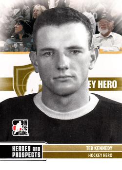 2009-10 In The Game Heroes and Prospects #4 Ted Kennedy Front