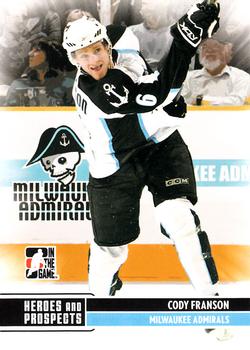 2009-10 In The Game Heroes and Prospects #52 Cody Franson Front