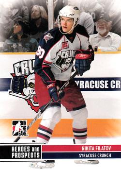 2009-10 In The Game Heroes and Prospects #55 Nikita Filatov Front
