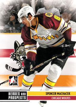 2009-10 In The Game Heroes and Prospects #58 Spencer Machacek Front