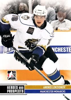 2009-10 In The Game Heroes and Prospects #60 Andrei Loktionov Front