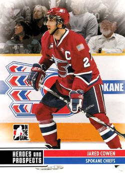 2009-10 In The Game Heroes and Prospects #71 Jared Cowen Front