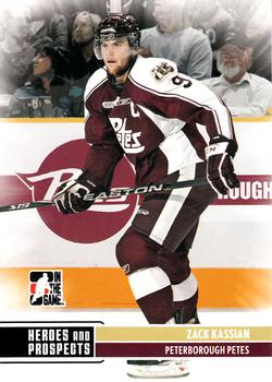 2009-10 In The Game Heroes and Prospects #75 Zack Kassian Front