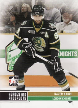 2009-10 In The Game Heroes and Prospects #78 Nazem Kadri Front
