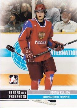 2009-10 In The Game Heroes and Prospects #7 Dmitry Kulikov Front