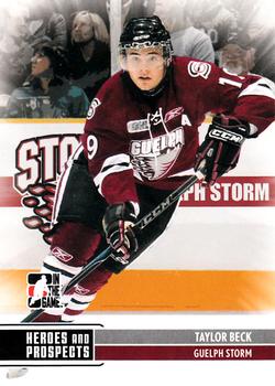 2009-10 In The Game Heroes and Prospects #83 Taylor Beck Front