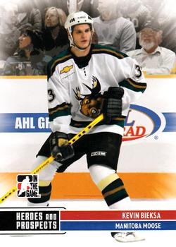 2009-10 In The Game Heroes and Prospects #9 Kevin Bieksa Front
