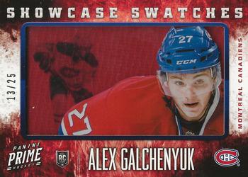 2013-14 Panini Prime - Rookie Showcase Swatches #RS-AG Alex Galchenyuk Front