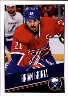 2014-15 Panini Stickers #27 Brian Gionta Front