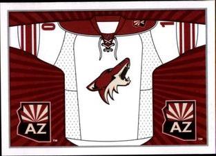 2014-15 Panini Stickers #243 Arizona Coyotes Away Jersey Front