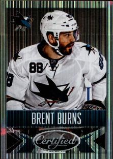 2014-15 Panini Stickers #370 Brent Burns Front