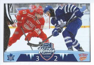 2014-15 Panini Stickers #438 Winter Classic Faceoff Front