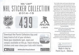 2014-15 Panini Stickers #439 Winter Classic Goal Back