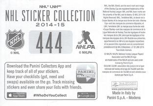 2014-15 Panini Stickers #444 Heritage Classic Save Back