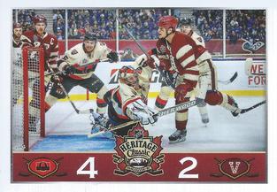 2014-15 Panini Stickers #444 Heritage Classic Save Front