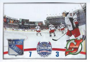 2014-15 Panini Stickers #450 Stadium Series Rangers Win Front