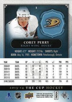 2013-14 Upper Deck The Cup #1 Corey Perry Back