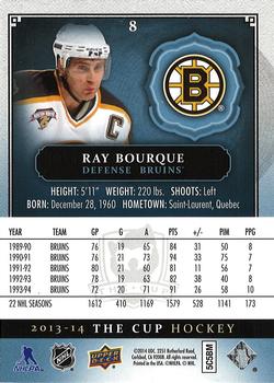 2013-14 Upper Deck The Cup #8 Ray Bourque Back