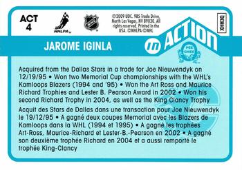 2009-10 O-Pee-Chee - In Action #ACT4 Jarome Iginla Back