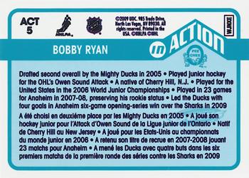 2009-10 O-Pee-Chee - In Action #ACT5 Bobby Ryan Back