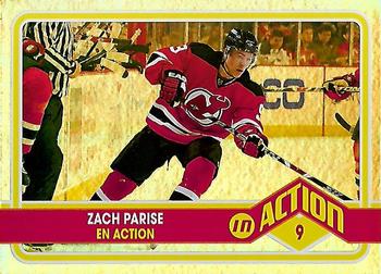 2009-10 O-Pee-Chee - In Action #ACT10 Zach Parise Front