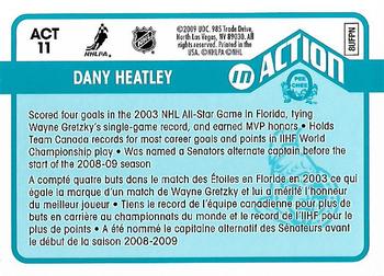 2009-10 O-Pee-Chee - In Action #ACT11 Dany Heatley Back