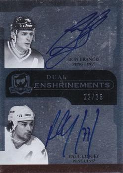 2011-12 Upper Deck The Cup - Enshrinements Dual #CE2-FC Ron Francis / Paul Coffey Front