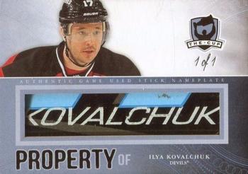 2011-12 Upper Deck The Cup - Property Of #POF-IK Ilya Kovalchuk Front
